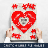 Together We Make A Family Multi-Names Poster