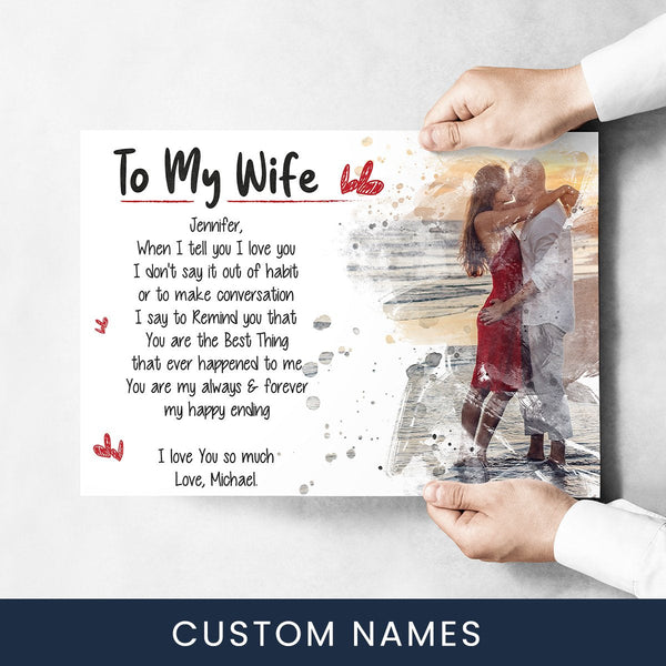 To My Wife Poster