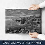 Candy Skies Multi-Names Poster