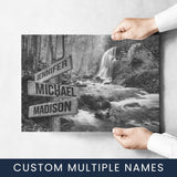 Waterfall Multi-Names Poster