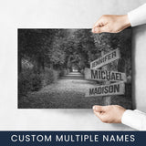 Woods Path 2 Multi-Names Poster