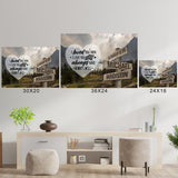 Mountain Range Heart Color Saying 1 Multi-Names Poster