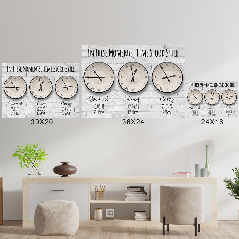 Time Stood Still Names Poster