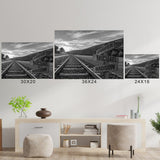 Railroad Track Multi-Names Poster