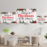 Christmas At Family Name Poster