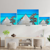 Lake Dock Color 3 Multi-Names Poster