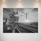 Railroad Track 2 Multi-Names Poster