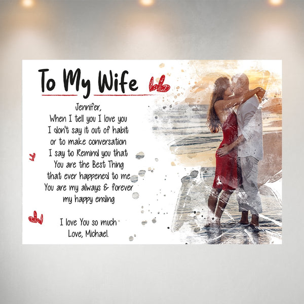 To My Wife Poster