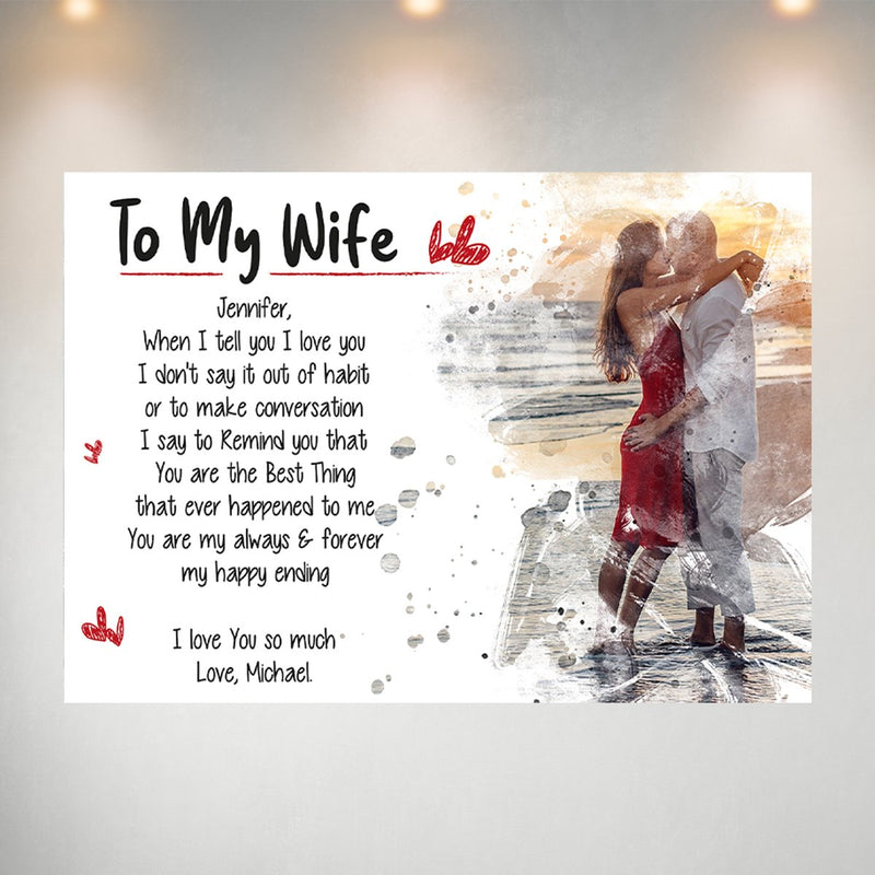 To My Wife Poster