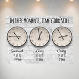 Time Stood Still Names Poster