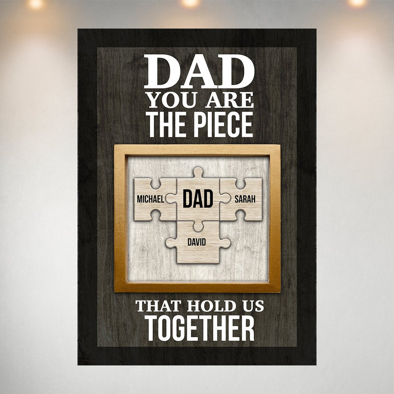 Dad Puzzle Poster