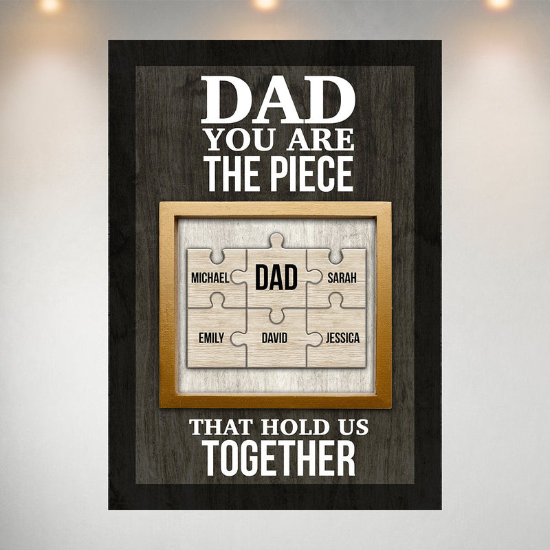 Dad Puzzle Poster