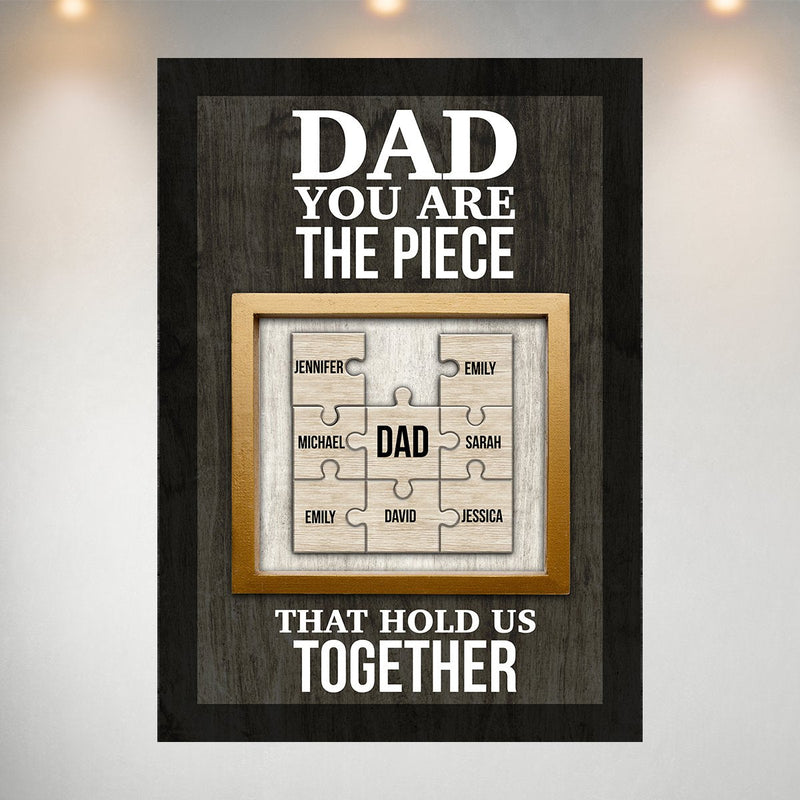 Dad Puzzle Poster