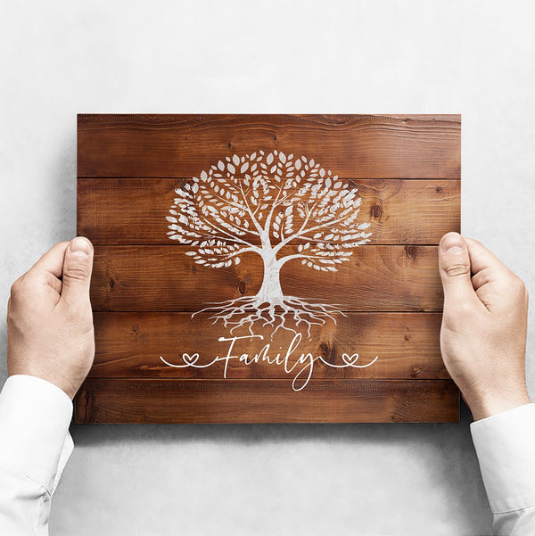 Faith & Love Wood-Inspired Poster Set