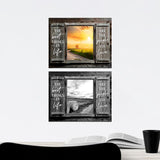 Country Road & Farm Winding Road Shutters Saying 3 Poster Set