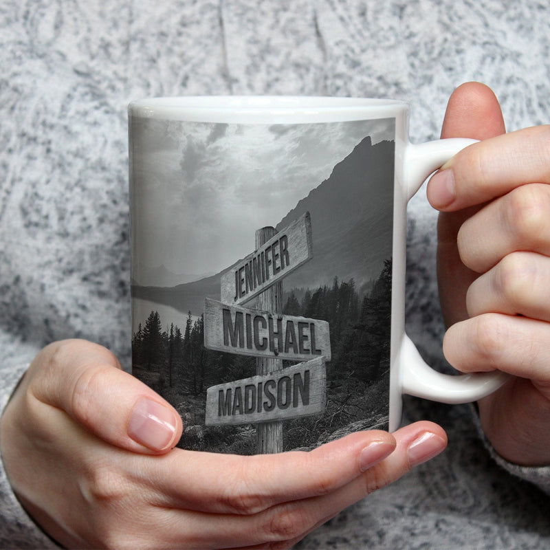 Mountain Range Multi-Names Mug