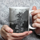 Mountain Range Multi-Names Mug