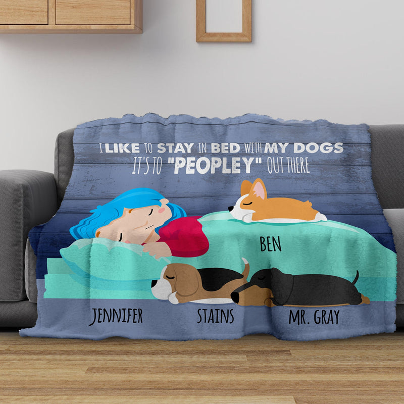 Stay In Bed Fleece Blanket