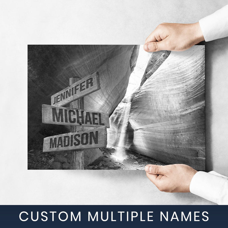 Peekaboo Canyon Multi-Names Poster