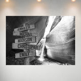 Peekaboo Canyon Multi-Names Poster