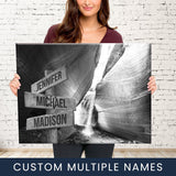 Peekaboo Canyon Multi-Names Premium Canvas