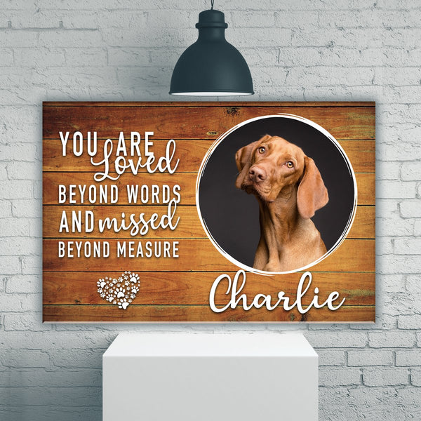 Pet Memorial Color Premium Canvas