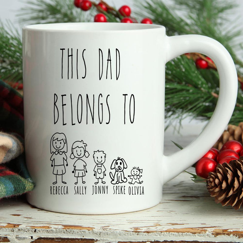 This Dad Belongs To Mug