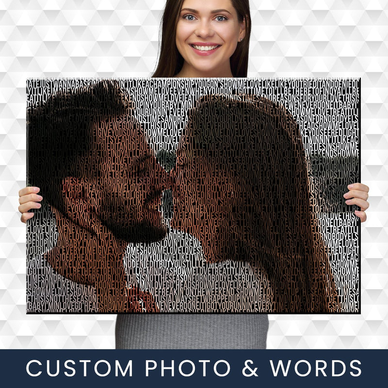 Custom Thousand Words Premium Canvas