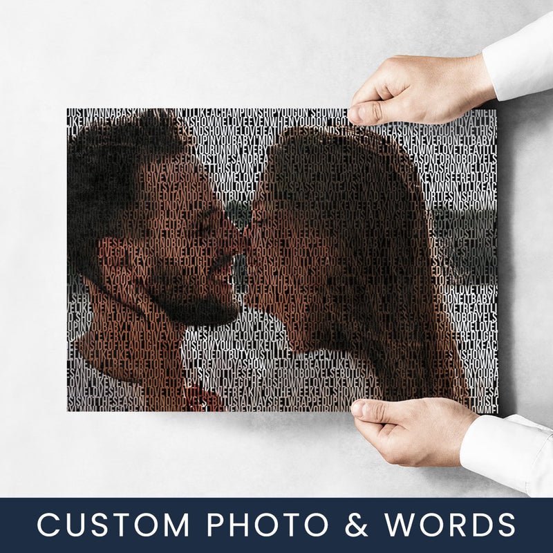 Custom Thousand Words Photo Poster