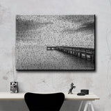 Ocean Dock Thousand Words Premium Canvas