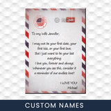 To My Wife Letter Premium Canvas