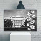 White House Multi Names Premium Canvas