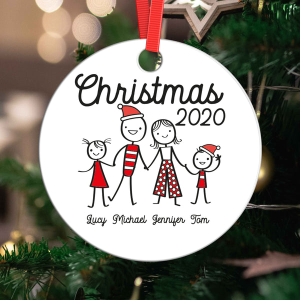 Christmas Family Wooden Ornament