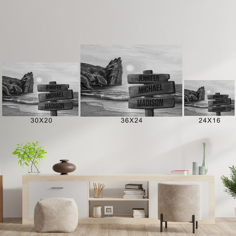 Beach Oil Painting 2 Multi-Names Poster