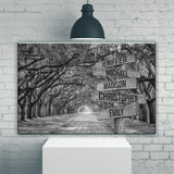 Savannah Road Multi-Names Premium Canvas