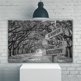 Savannah Road Multi-Names Premium Canvas