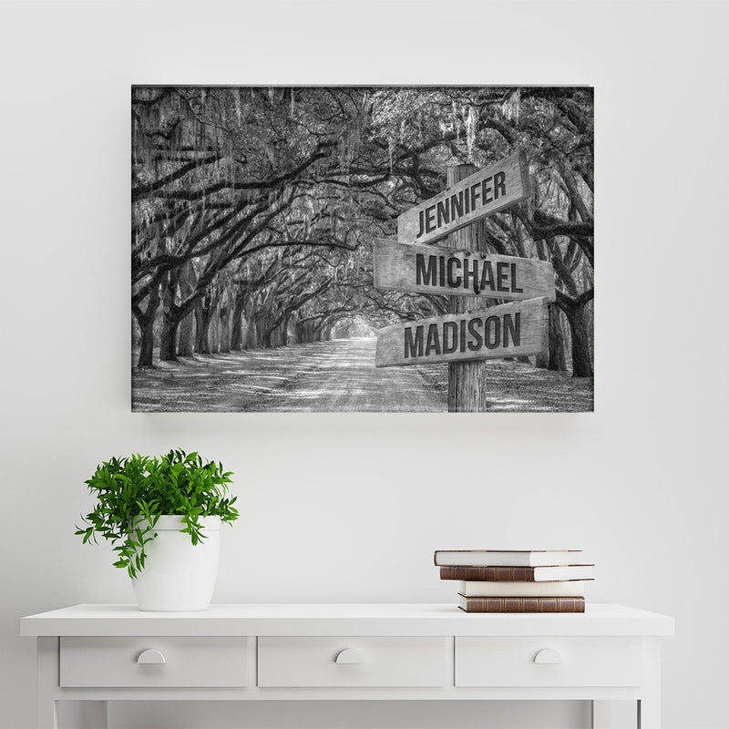 Savannah Road Multi-Names Premium Canvas