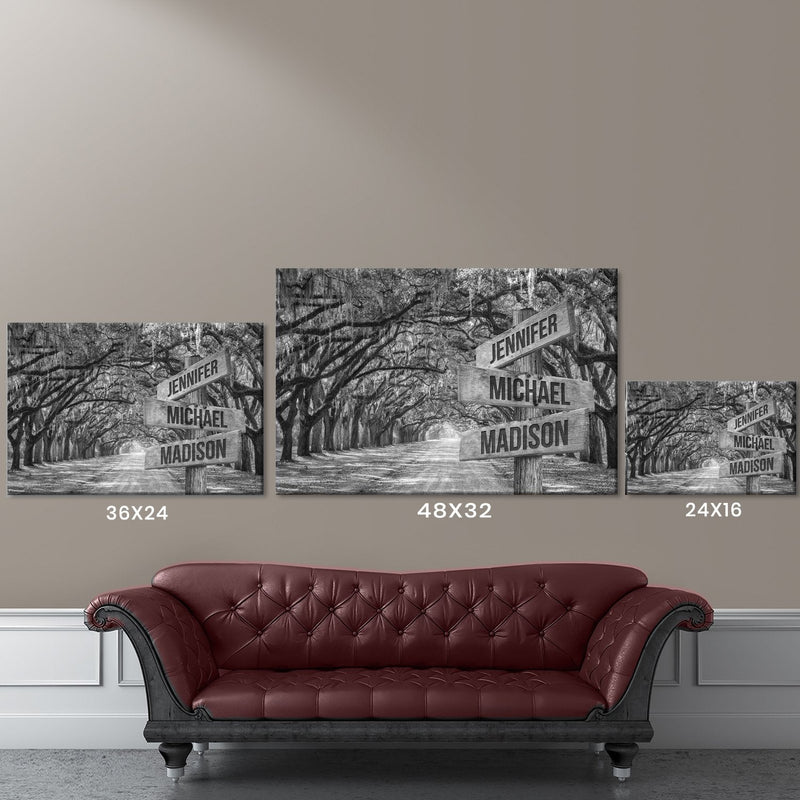 Savannah Road Multi-Names Premium Canvas