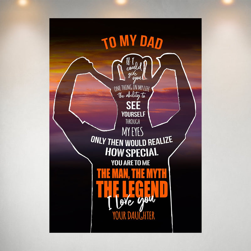 Dad and Daughter Poster