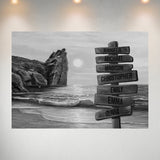 Beach Oil Painting 2 Multi-Names Poster