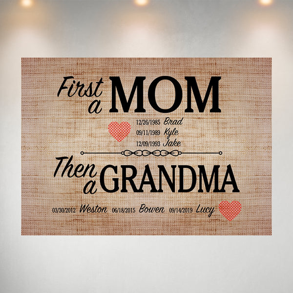 First a Mom Poster